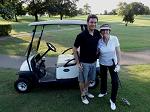 Playing golf with Randy Alan at Two Rivers Golf Course in Nashville on September 5, 2013